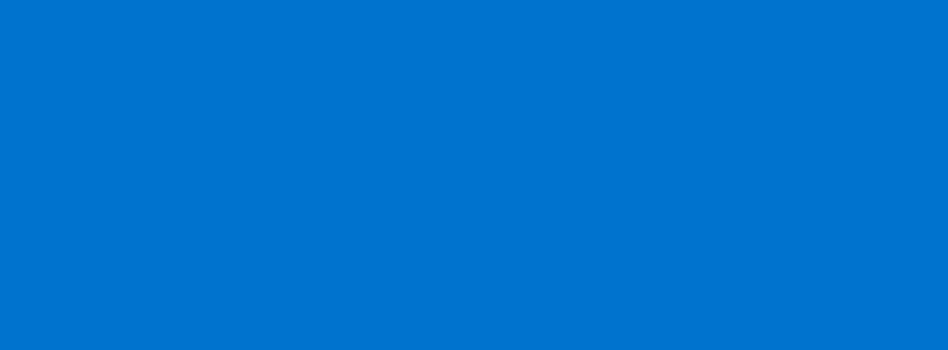 851x315 True Blue Solid Color Background
