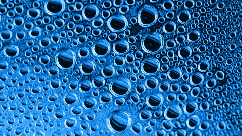 Blue Abstract Bubbles Free Website Background Image